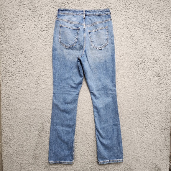Old Navy Jeans Womens 4 (26x31) Blue Kicker Boot-Cut Extra High-Rise Secret Slim - Picture 6 of 12